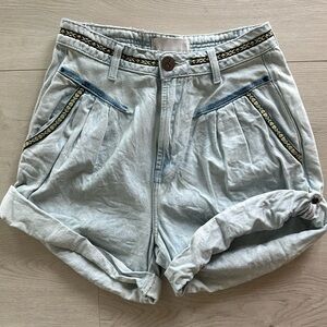 One Teaspoon High Wasted shorts- street walker shorts